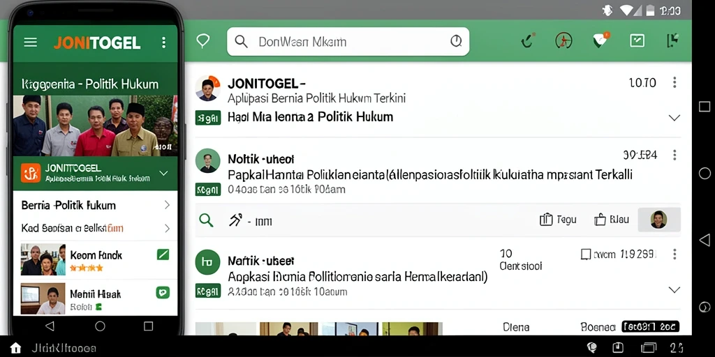 Tampilan antarmuka aplikasi JONITOGEL yang informatif dan menarik.