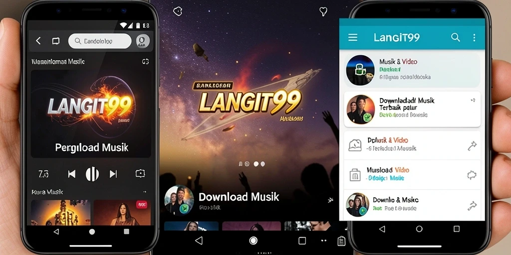 Tampilan antarmuka LANGIT99 yang menarik dan fungsional.