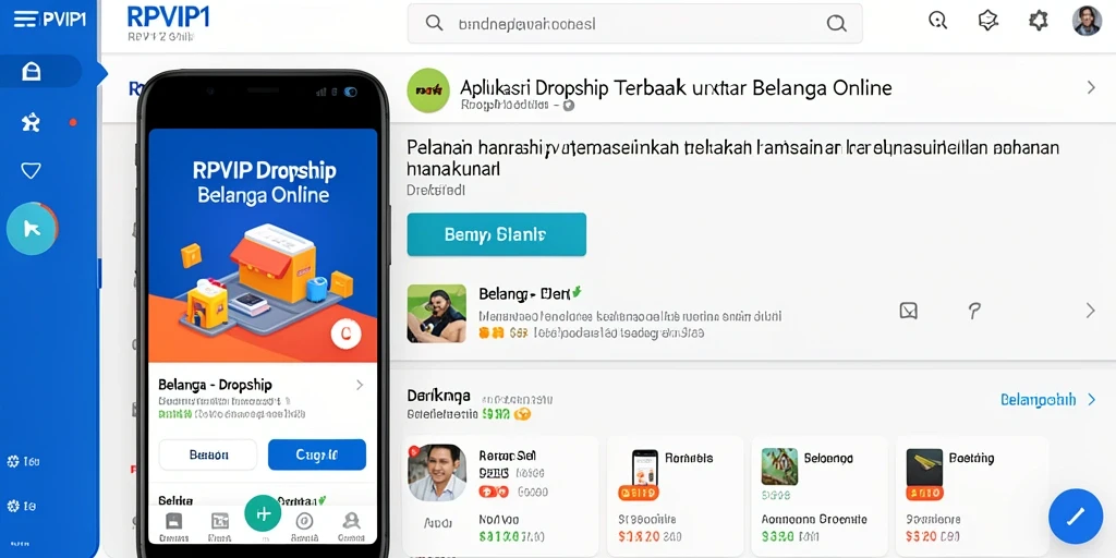 Antarmuka pengguna RPVIP1 yang menarik dan fungsional.